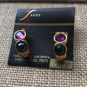 Multi color earrings